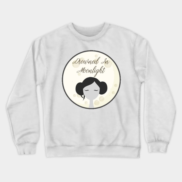 Drowned In Moonlight Crewneck Sweatshirt by ThatWeirdGirlStore